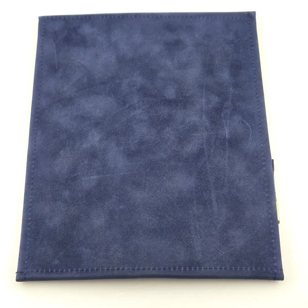 Konstantino Jewelry Pouch Dust Bag Lot of 4 Suede Envelope Case Blue